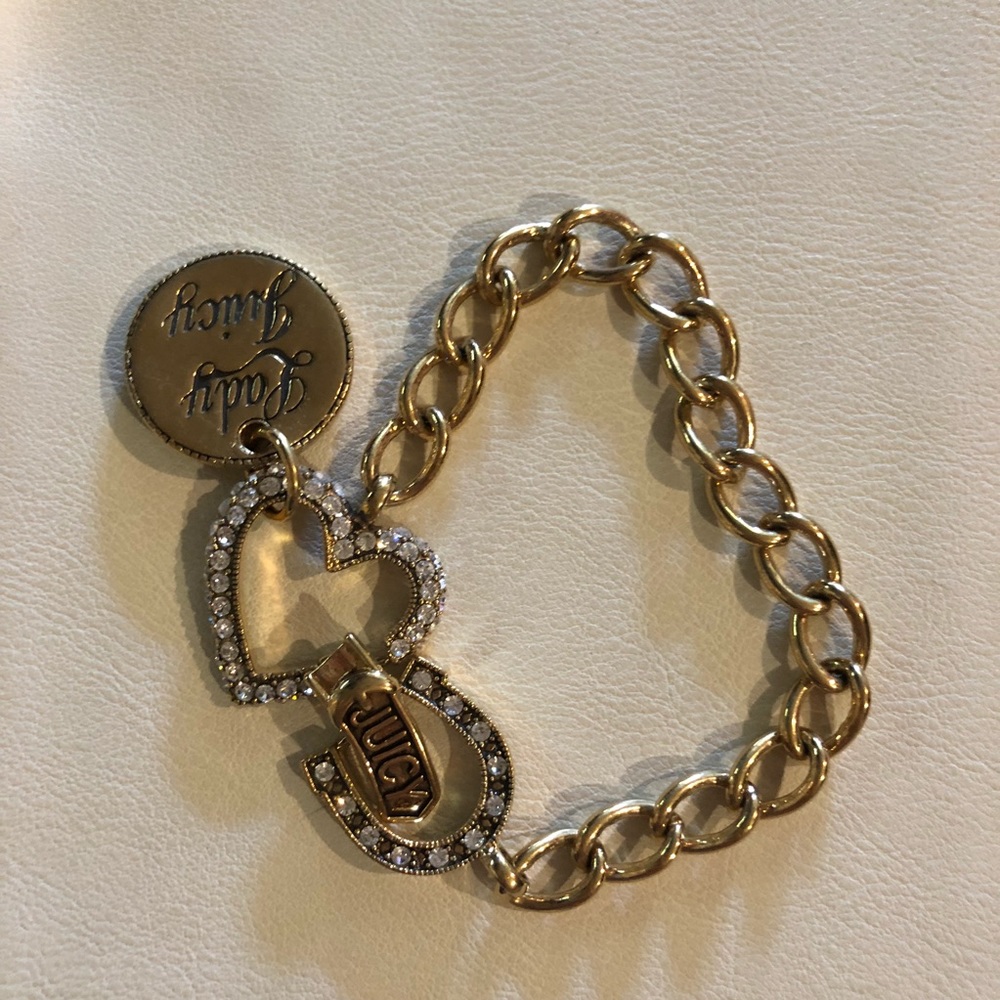 JUICY COUTURE - gold charm bracelet